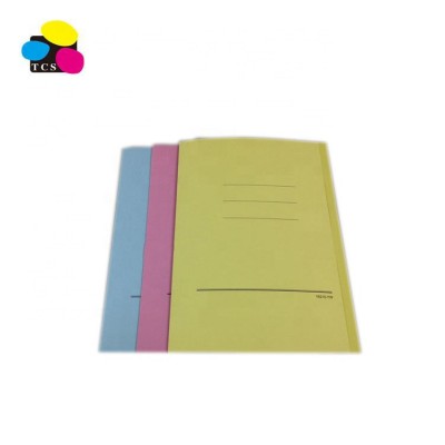 Paper File Folder Square Cut Folders Office File Folder with Fastener Customized