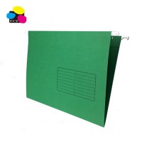 High Quality Customize Logo Green Color A4 Size Conference Paper Suspension Hanging File Folder For Office