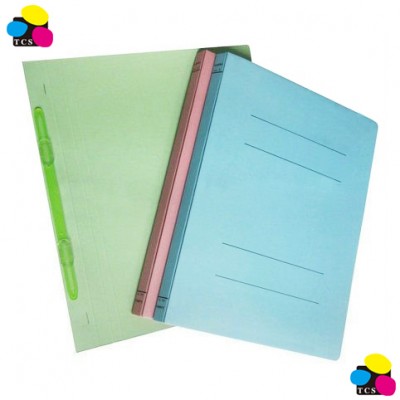 Plastic-clip Paper File Folders,Assorted Colors/Sizes, 25/box, 100% Recycled