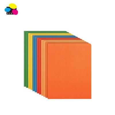 Best Price 11pt Assorted Colors Letter Size 50pcs/box Colorful two/Twin Pockets Paper File Folder